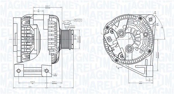 MAGNETI MARELLI 063731439010 Alternator