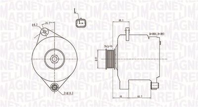 Alternator MAGNETI MARELLI 063731444010