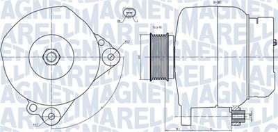 Alternator MAGNETI MARELLI 063731445010