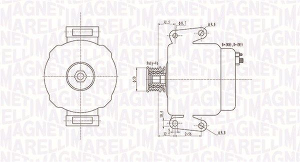 MAGNETI MARELLI 063731481010 Alternator