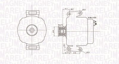 Alternator MAGNETI MARELLI 063731481010