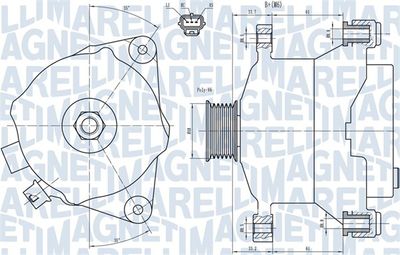 Alternator MAGNETI MARELLI 063731483010