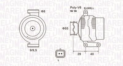 Alternator MAGNETI MARELLI 063731484010