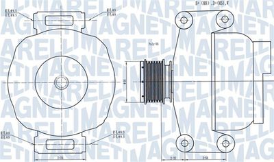 Alternator MAGNETI MARELLI 063731489010
