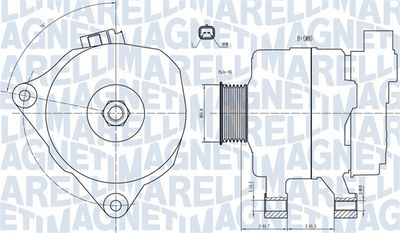 Alternator MAGNETI MARELLI 063731499010