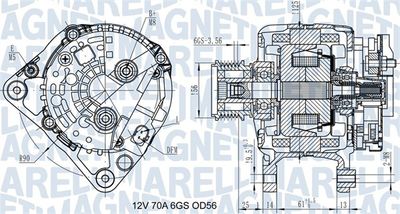 Alternator MAGNETI MARELLI 063731502010