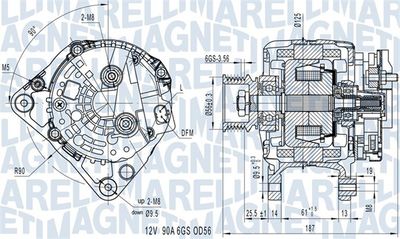 Alternator MAGNETI MARELLI 063731512010