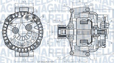 Alternator MAGNETI MARELLI 063731531810