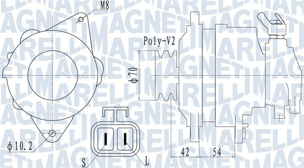 MAGNETI MARELLI 063731533010 Alternator