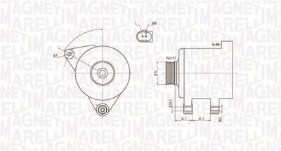 Alternator MAGNETI MARELLI 063731546010