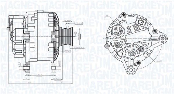 MAGNETI MARELLI 063731562010 Alternator