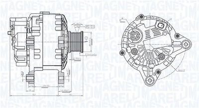 Alternator MAGNETI MARELLI 063731562010