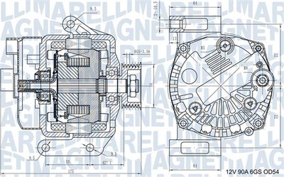 Alternator MAGNETI MARELLI 063731562210