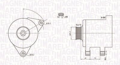 Alternator MAGNETI MARELLI 063731569010