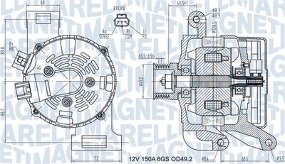 Alternator MAGNETI MARELLI 063731575010