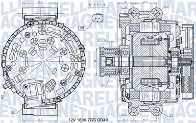 Alternator MAGNETI MARELLI 063731580410