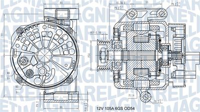 Alternator MAGNETI MARELLI 063731585210