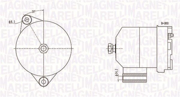 MAGNETI MARELLI 063731586010 Alternator