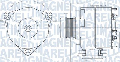 Alternator MAGNETI MARELLI 063731593010
