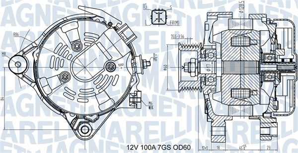 MAGNETI MARELLI 063731613010 Alternator