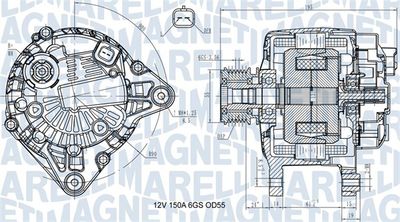 Alternator MAGNETI MARELLI 063731617810