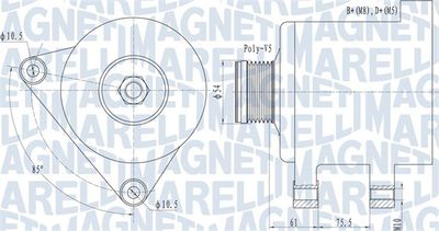 Alternator MAGNETI MARELLI 063731631010