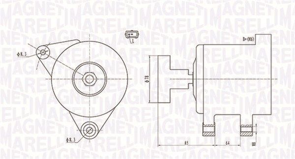 MAGNETI MARELLI 063731649010 Alternator