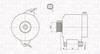 Alternator MAGNETI MARELLI 063731653010
