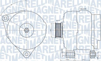 Alternator MAGNETI MARELLI 063731658010