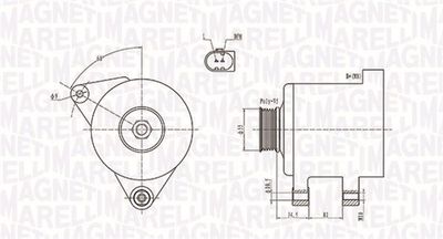 Alternator MAGNETI MARELLI 063731664010