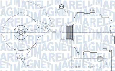 Alternator MAGNETI MARELLI 063731665010