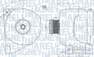 Alternator MAGNETI MARELLI 063731673010