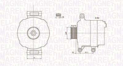 Alternator MAGNETI MARELLI 063731676010
