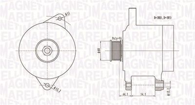 Alternator MAGNETI MARELLI 063731696010