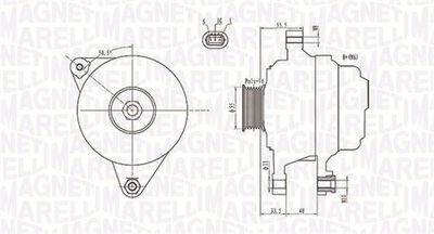 Alternator MAGNETI MARELLI 063731703010