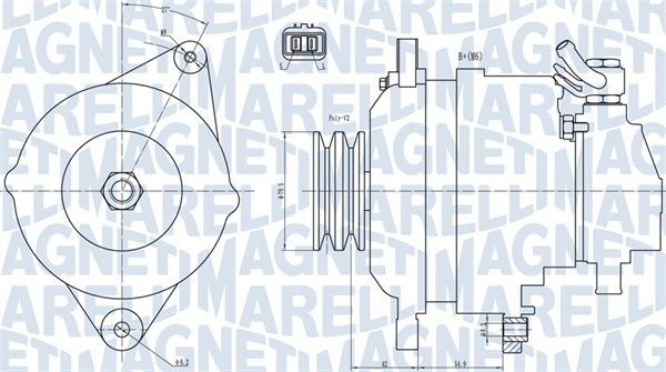 MAGNETI MARELLI 063731717010 Alternator