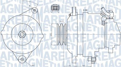 Alternator MAGNETI MARELLI 063731717010
