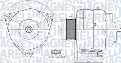 Alternator MAGNETI MARELLI 063731739010