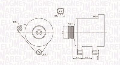 Alternator MAGNETI MARELLI 063731741010