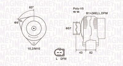 Alternator MAGNETI MARELLI 063731759010