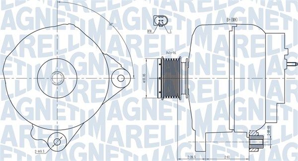 MAGNETI MARELLI 063731763010 Alternator