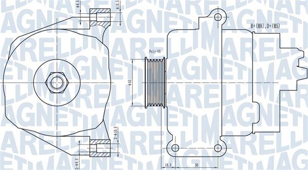 MAGNETI MARELLI 063731766010 Alternator