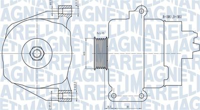 Alternator MAGNETI MARELLI 063731766010