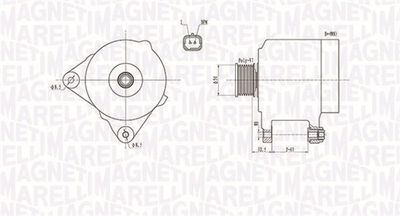 Alternator MAGNETI MARELLI 063731768010