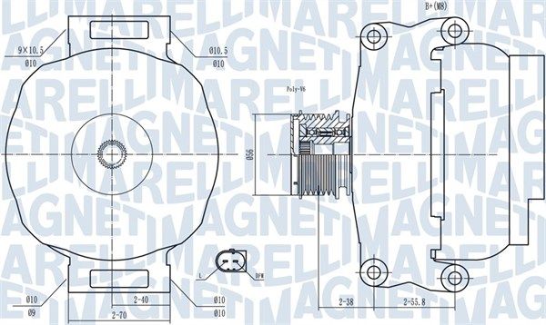 MAGNETI MARELLI 063731769010 Alternator