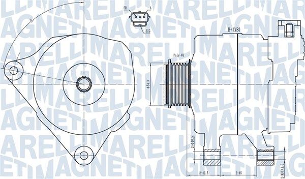 MAGNETI MARELLI 063731778010 Alternator