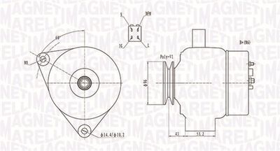 Alternator MAGNETI MARELLI 063731783010