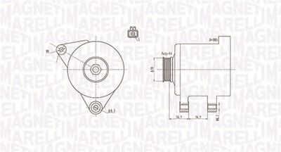 Alternator MAGNETI MARELLI 063731789010
