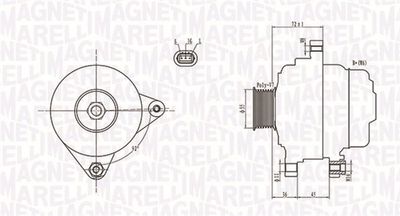 Alternator MAGNETI MARELLI 063731792010