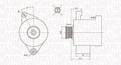 Alternator MAGNETI MARELLI 063731796010